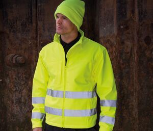 Result RS117 - Safe-Guard Hi-Vis Softshell jack